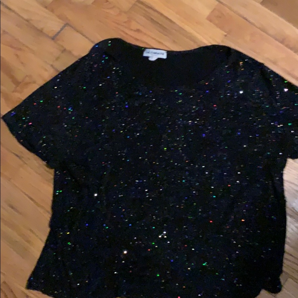 Sparkling black shirt